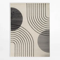 Dywany Z Krótkim Włosiem|inny Dywan art déco kremowy MILLEY 200x290 cm