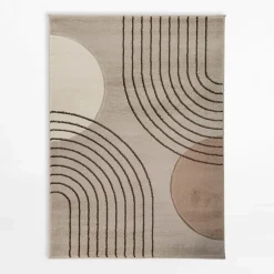 inny Dywan art déco łuki ciemnobeżowy MILLEY 200x290 cm