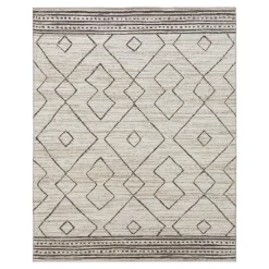 Dywan beżowy w romby BRASS 200x290 cm