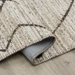 Dywan beżowy w romby BRASS 200x290 cm