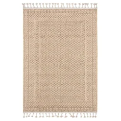 Dywany Zewnętrzne|Dywany Zewnętrzne| Dywan boho zewnętrzny beż BOUCLE 160x230 cm