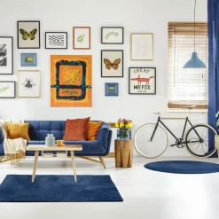 Dywany Shaggy|inny Dywan ciemnoniebieski PULY 120x170 cm