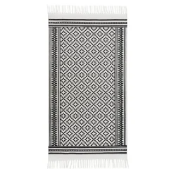 Dywan czarno-biały SCANDI 80x150 cm