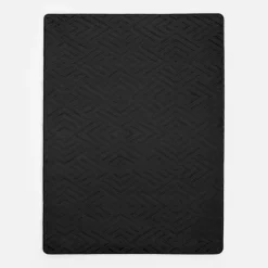 Dywany Z Krótkim Włosiem| Dywan czarny DOVER 3D 160x230 cm