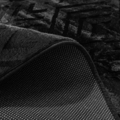 Dywany Z Krótkim Włosiem| Dywan czarny DOVER 3D 160x230 cm