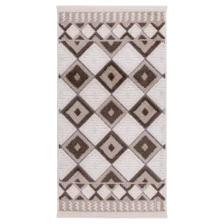 Chodniki|Dywany Z Krótkim Włosiem| Dywan 3D w romby COTTONE 80x150 cm