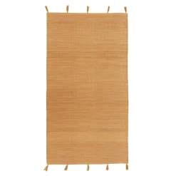 Dywan do przedpokoju boho BORG żółty 80x150 cm