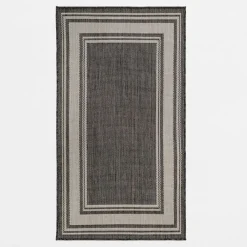 inny Dywan do przedpokoju ciemnoszary PALMA 80x150 cm