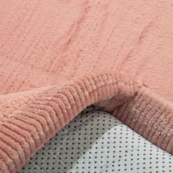 inny Dywan do przedpokoju różowy PUFFY SOFT 80x150 cm