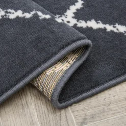 Dywan do salonu antracytowy GEOMETRY 160x230 cm