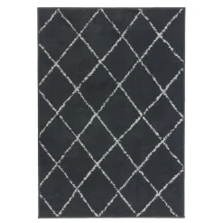 Dywan do salonu antracytowy GEOMETRY 120x170 cm