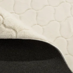 Dywan do salonu kremowy SENTEZ RABBIT 120x160 cm, mix