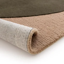 Dywany Wełniane|Dywany Z Krótkim Włosiem| Dywan do salonu wełniany kremowo-brązowy ELEMENTS 120x170 cm