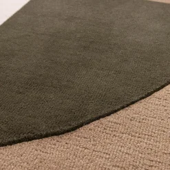 Dywany Wełniane|Dywany Z Krótkim Włosiem| Dywan do salonu wełniany kremowo-brązowy ELEMENTS 120x170 cm