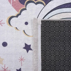 Dzieci inny Dywan drukowany wielokolorowy UNI PETRA 80x140 cm