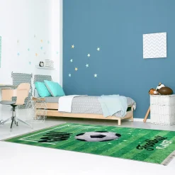 Dywany Do Prania W Pralce|Dywany Dziecięce|inny Dywan drukowany zielony BALL PETRA 120x160 cm