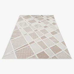 inny Dywan geometryczny beżowy MADERA 120x170 cm