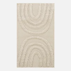 Dywaniki|inny Dywan geometryczny beżowy FARO 60x100 cm