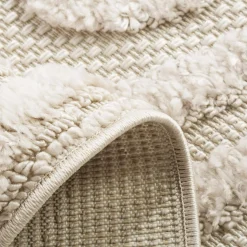 Dywaniki|inny Dywan geometryczny beżowy FARO 60x100 cm