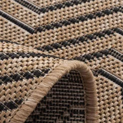 Chodniki|Dywany Z Krótkim Włosiem|inny Dywan geometryczny beżowy JUTA 80x150 cm