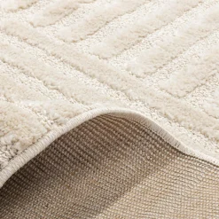 Dywany Z Krótkim Włosiem|inny Dywan geometryczny biało-kremowy MONTY 80x150 cm