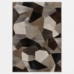 inny Dywan geometryczny brązowy SORRENTO 200x290 cm