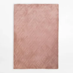 Dywany Z Krótkim Włosiem|inny Dywan geometryczny 3D EMMA, różowy, 120x160 cm
