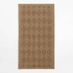 inny Dywan geometryczny DHAKA, czarno-beżowy, 80x150 cm