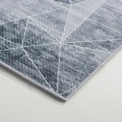 Chodniki|Dywany Z Krótkim Włosiem|inny Dywan geometryczny jasnoszary PUERTO 80x150 cm