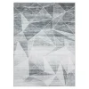 Dywany Z Krótkim Włosiem|inny Dywan geometryczny jasnoszary PUERTO 160x230 cm