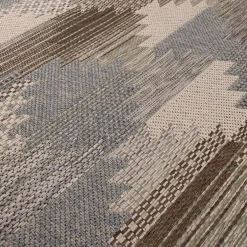 inny Dywan geometryczny KEMET ROMBY, szaro-beżowy, 80x150 cm