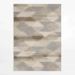 inny Dywan geometryczny KEMET ROMBY, szaro-beżowy, 160x230 cm