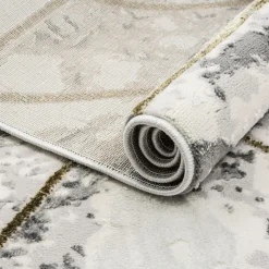 Dywan geometryczny kremowy SUNSET 120x170 cm