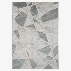 Dywany Z Krótkim Włosiem|inny Dywan geometryczny kremowo-szary MADERA 160x230 cm