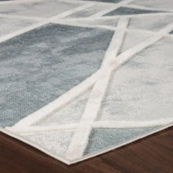 Dywany Z Krótkim Włosiem|inny Dywan geometryczny kremowo-szary MADERA 160x230 cm