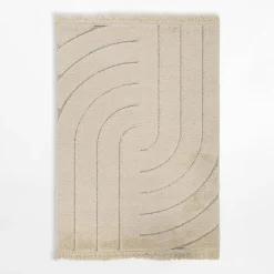 inny Dywan geometryczny kremowy MEDNOLA 120x170 cm