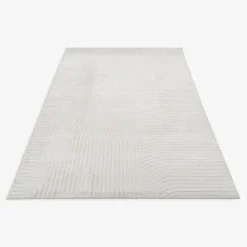 Dywan geometryczny kremowy MODICA 120x170 cm