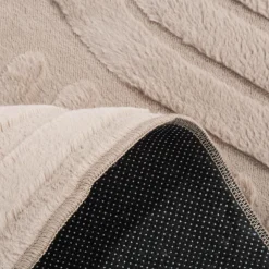 Dywany Z Krótkim Włosiem|inny Dywan geometryczny MALAGA 3D taupe, 160x230 cm