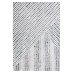 Dywan geometryczny niebieski PAULA 120x170 cm