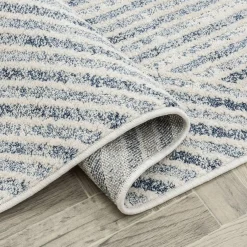 Dywan geometryczny niebieski PAULA 120x170 cm