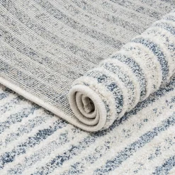 Dywan geometryczny niebieski PAULA 120x170 cm