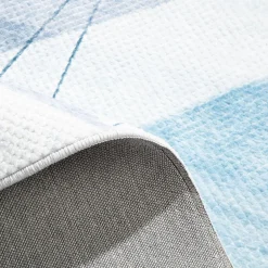inny Dywan geometryczny niebieski PUERTO 80x150 cm