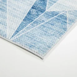 inny Dywan geometryczny niebieskie trójkąty PUERTO 160x230 cm