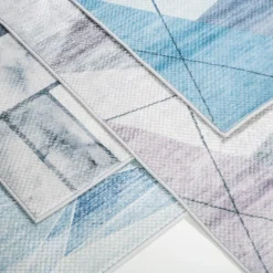 Dywany Z Krótkim Włosiem|inny Dywan geometryczny szaroróżowy PUERTO 160x230 cm