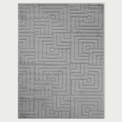 Dywany Z Krótkim Włosiem|inny Dywan geometryczny szary LA CASA 3D 160x230 cm