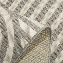 Chodniki|Dywany Zewnętrzne|inny Dywan geometryczny szary PIATTO 80x150 cm