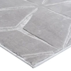 inny Dywan geometryczny szary TULSA 160x220 cm