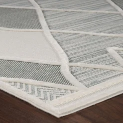 inny Dywan geometryczny szary MADERA 160x230 cm