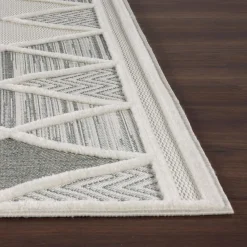inny Dywan geometryczny szary MADERA 160x230 cm