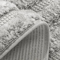 inny Dywan geometryczny szary FARO 60x100 cm